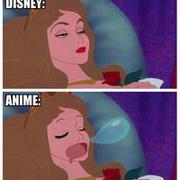 Disney vs anime