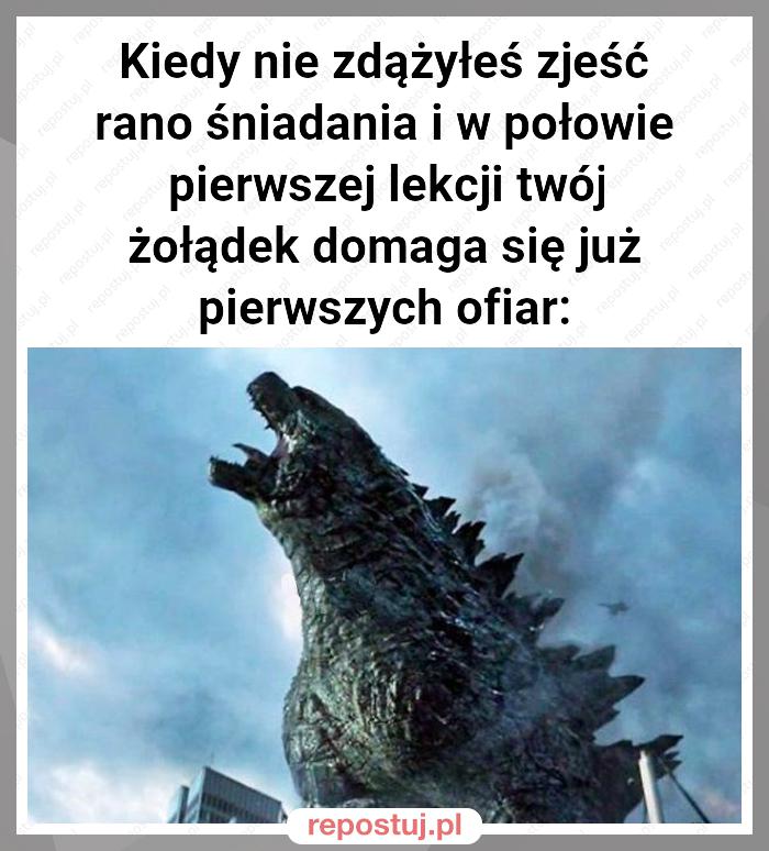 Kiedy nie zdążyłeś zjeść rano śniadania i w połowie pierwszej lekcji twój żołądek domaga się już pierwszych ofiar: