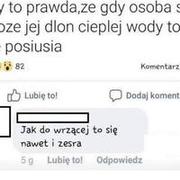 Ręka w ciepłej wodzie xD