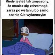 Tak bardzo zmęczony