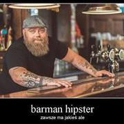 Barman hipster