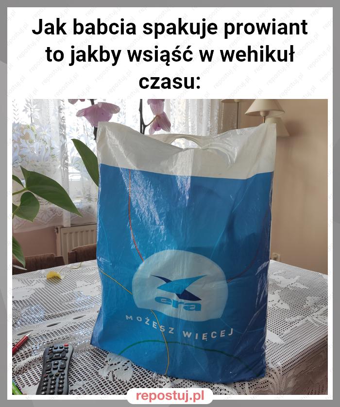 Jak babcia spakuje prowiant to jakby wsiąść w wehikuł czasu: