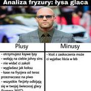 Plusy bycia łysym