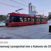 25-latek ukradł dzisiaj w nocy tramwaj w Katowicach