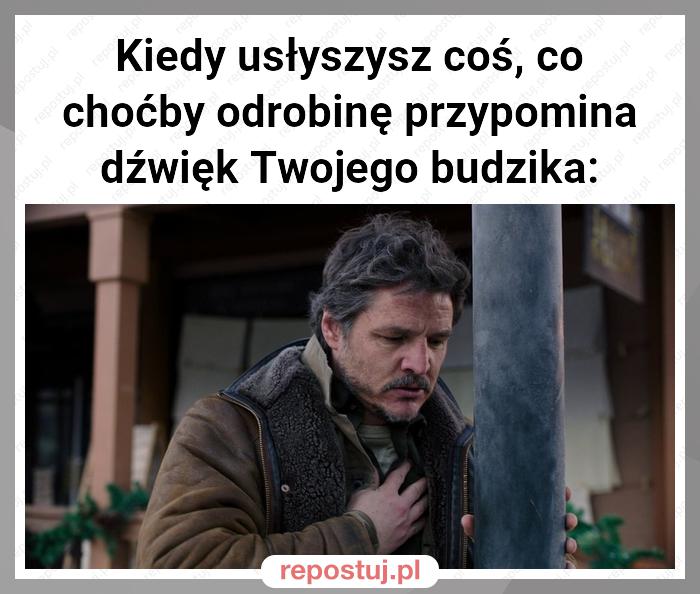 Kiedy usłyszysz coś, co choćby odrobinę przypomina dźwięk Twojego budzika: