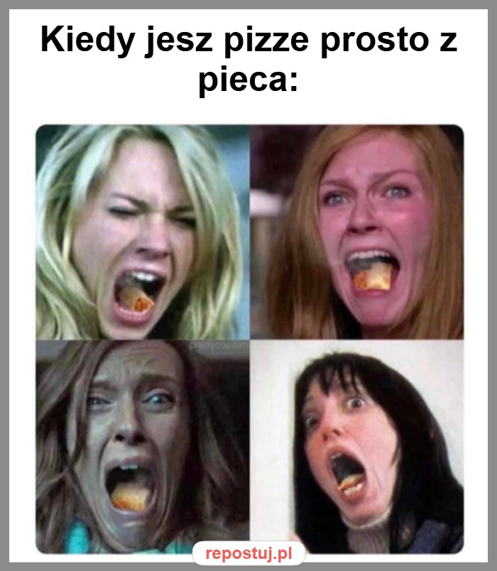 Ser na pizzy wyciągniętej prosto z pieca osiąga zazwyczaj te